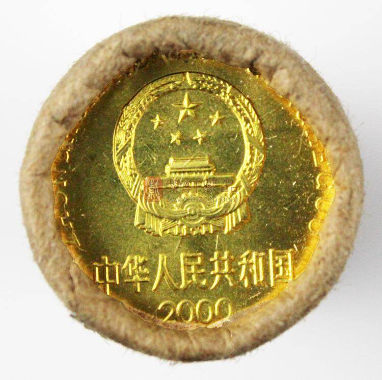 2000年梅花5角硬币（图）
