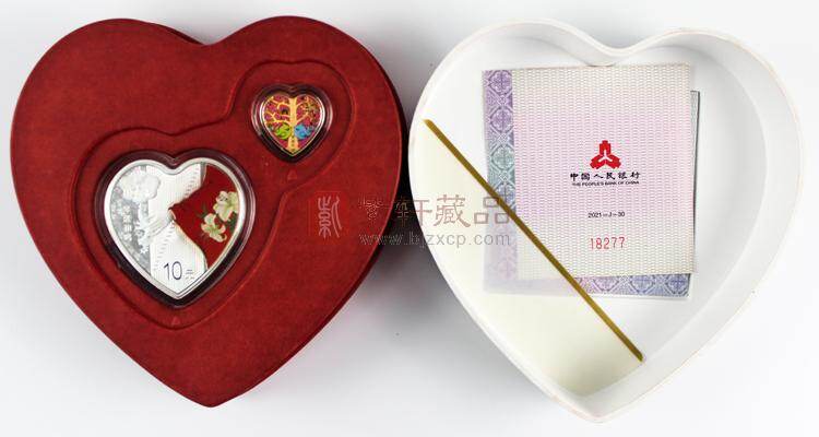 2021吉祥文化金银纪念币—琴瑟和鸣（图）