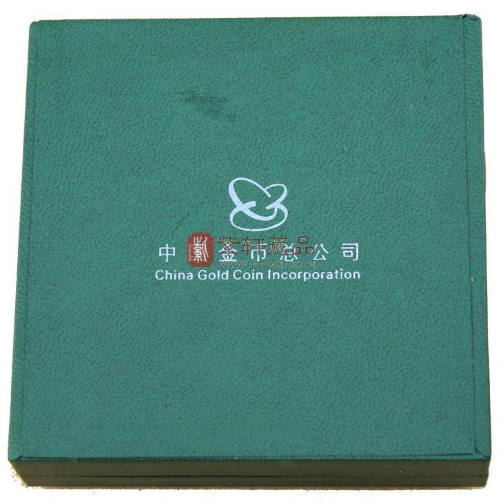 中国金银币1盎司币空盒 熊猫银币空盒 1盎司金银币包装木盒