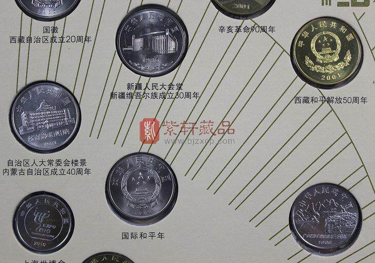 中国流通纪念币大全套（95枚）