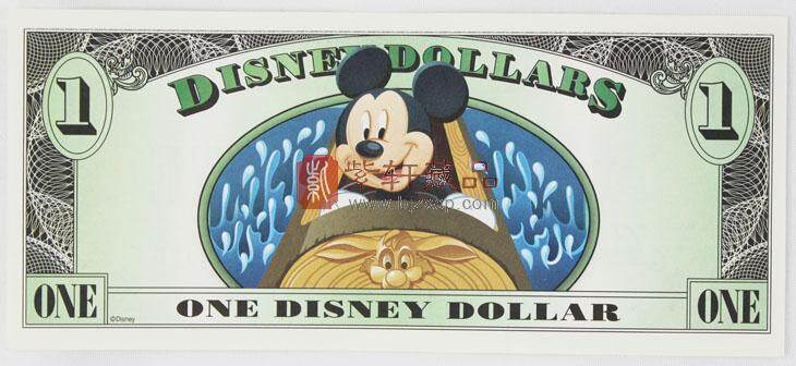 2014年 迪士尼美元纪念钞 1元 