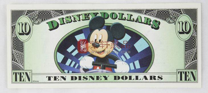 2014年 迪士尼美元纪念钞  10元合订册 